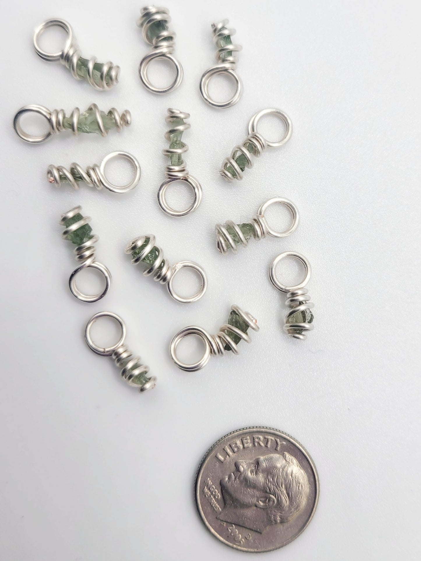 *WHOLESALE XS-M RANDOM Mini Moldavite Charm Mystery Pendant