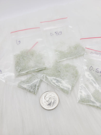 *BUNDLE DISCOUNT Moldavite Dust/Mini Shards baggie (1 gram)