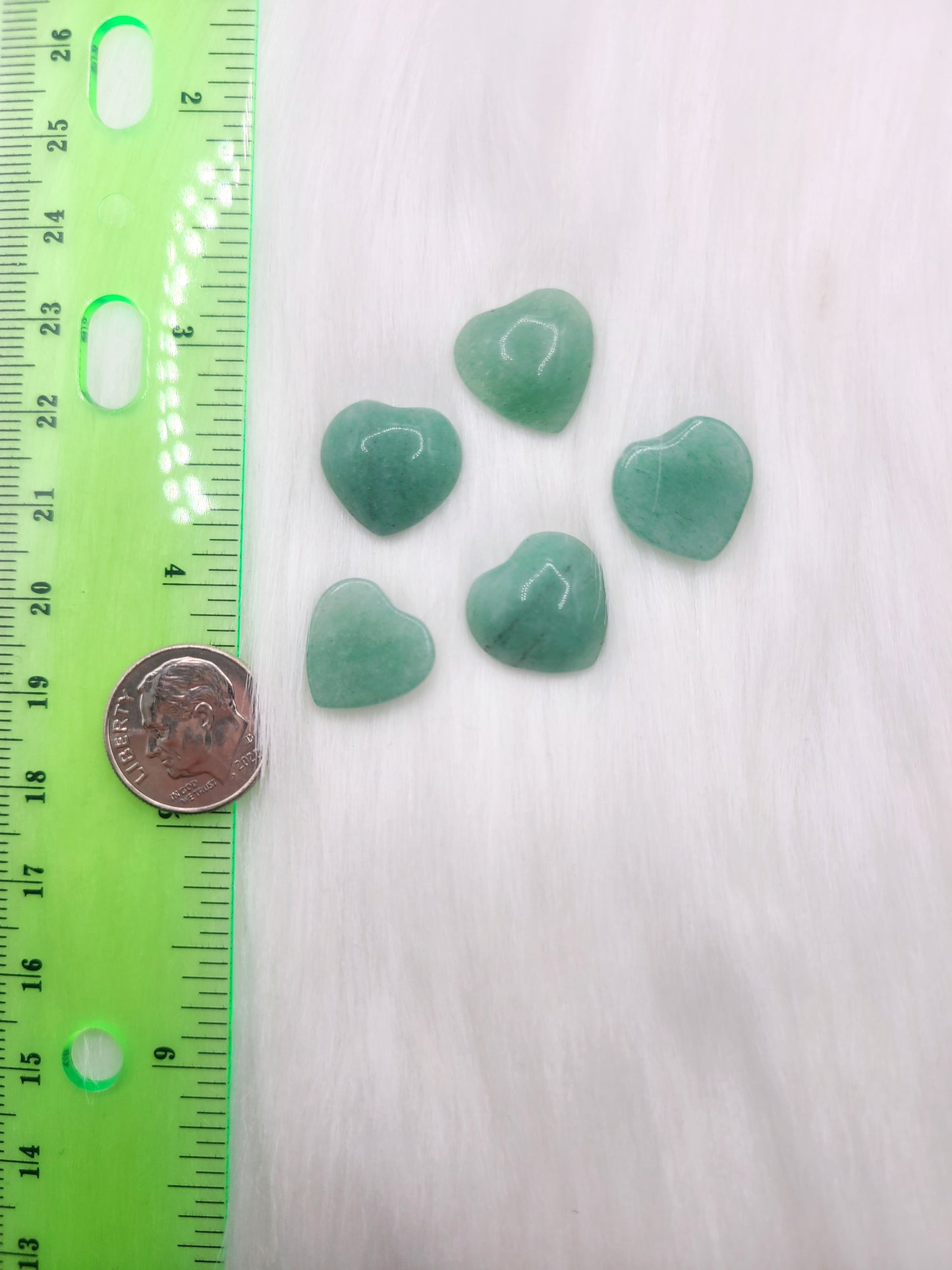Small Green Aventurine Heart Cabochon