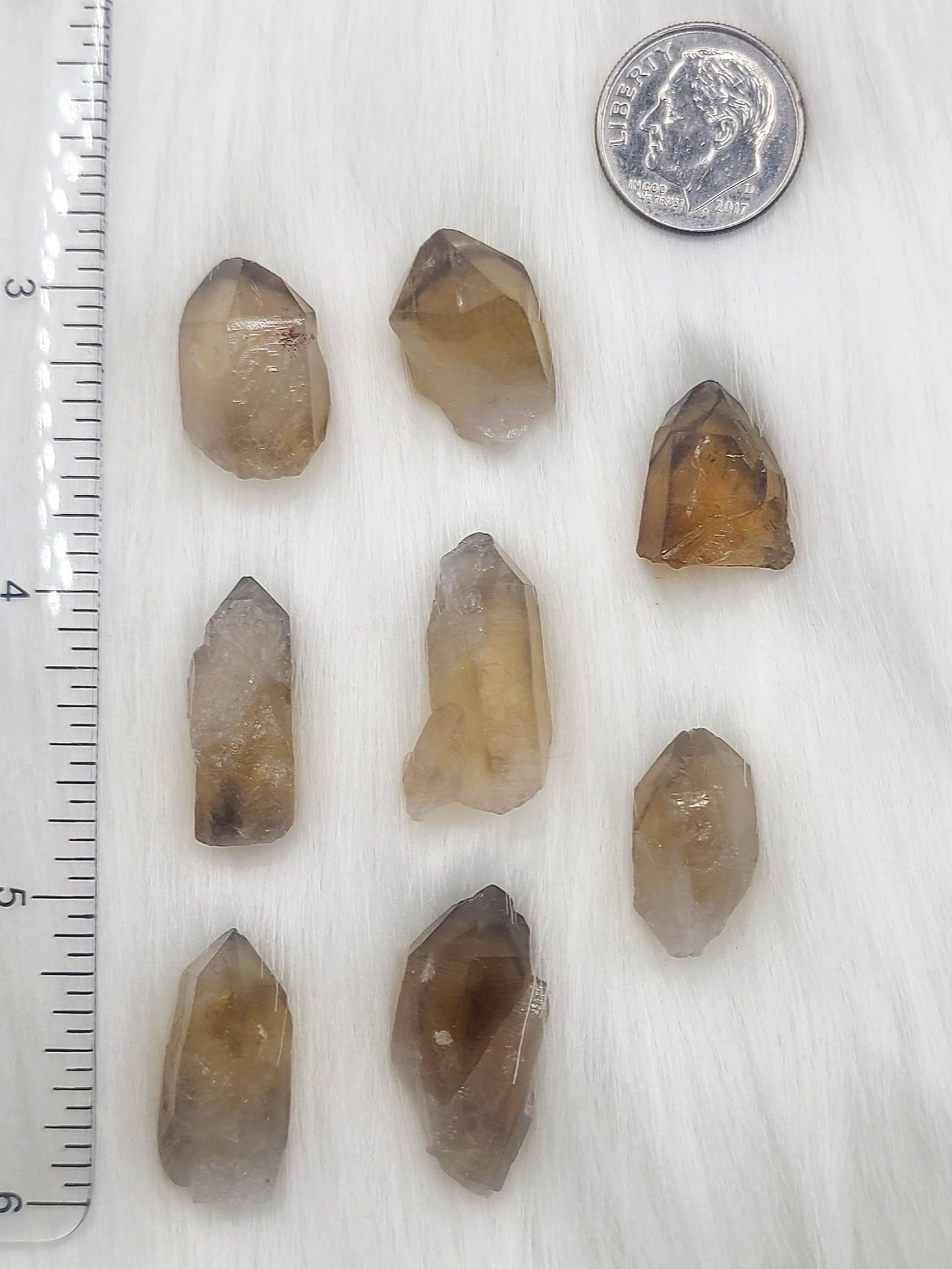 Small Natural Citrine Points