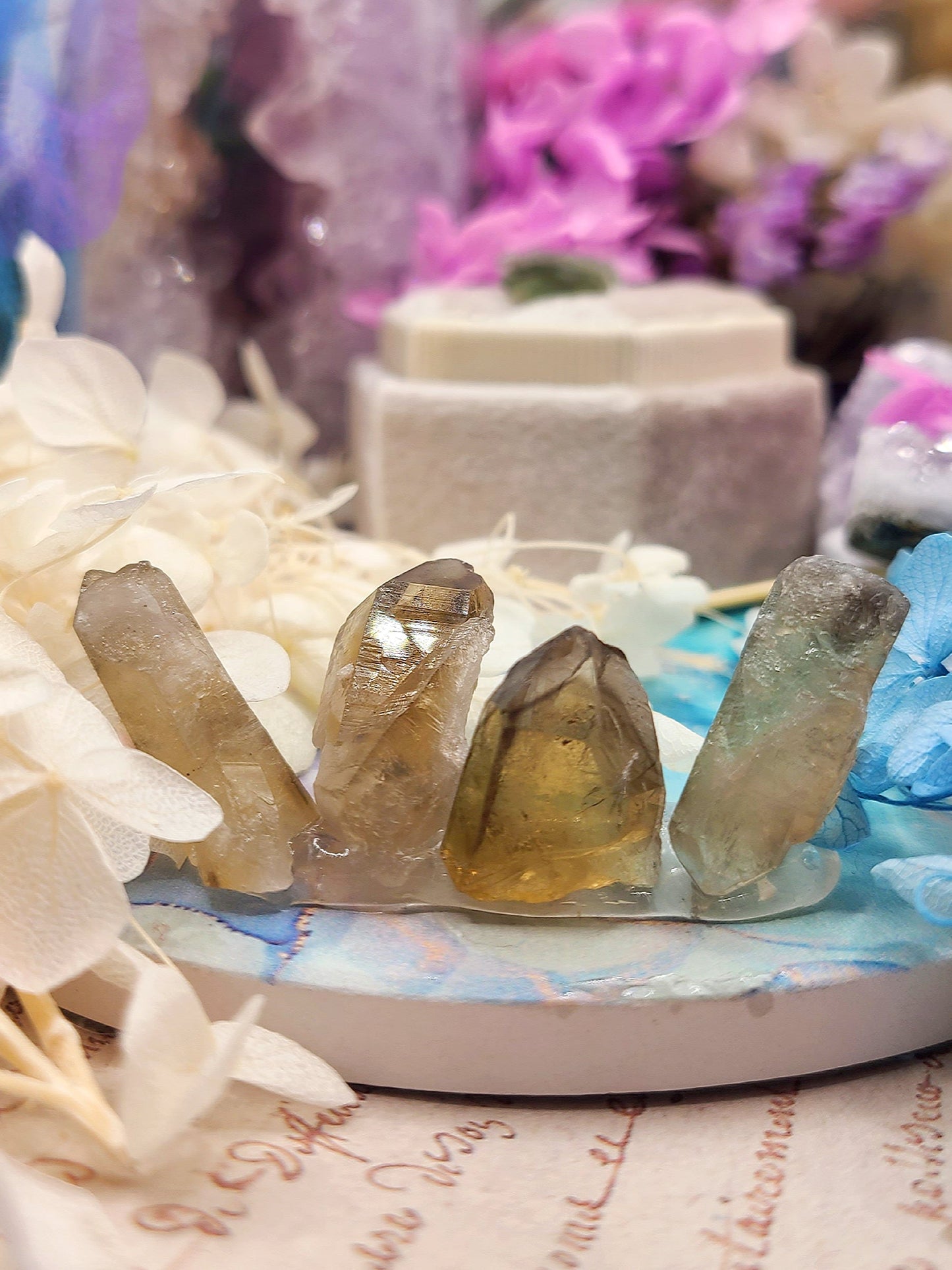Small Natural Citrine Points